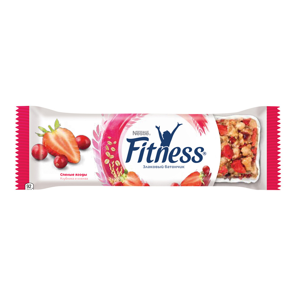 Батончик Nestle Fitness с цельными злаками и спелыми ягодами 23,5 г батончик nestle fitness с цельными злаками и клубникой 23 5 г