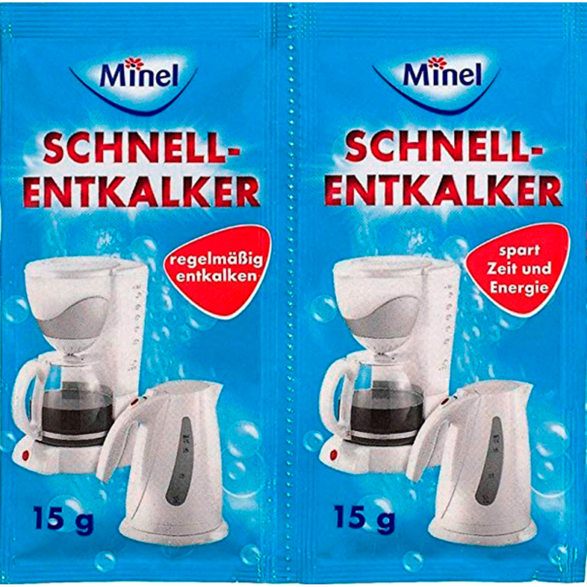 Средство для очистки накипи Minel Schnellentkalker 2x15 г средство против налета ржавчины и накипи kenaz