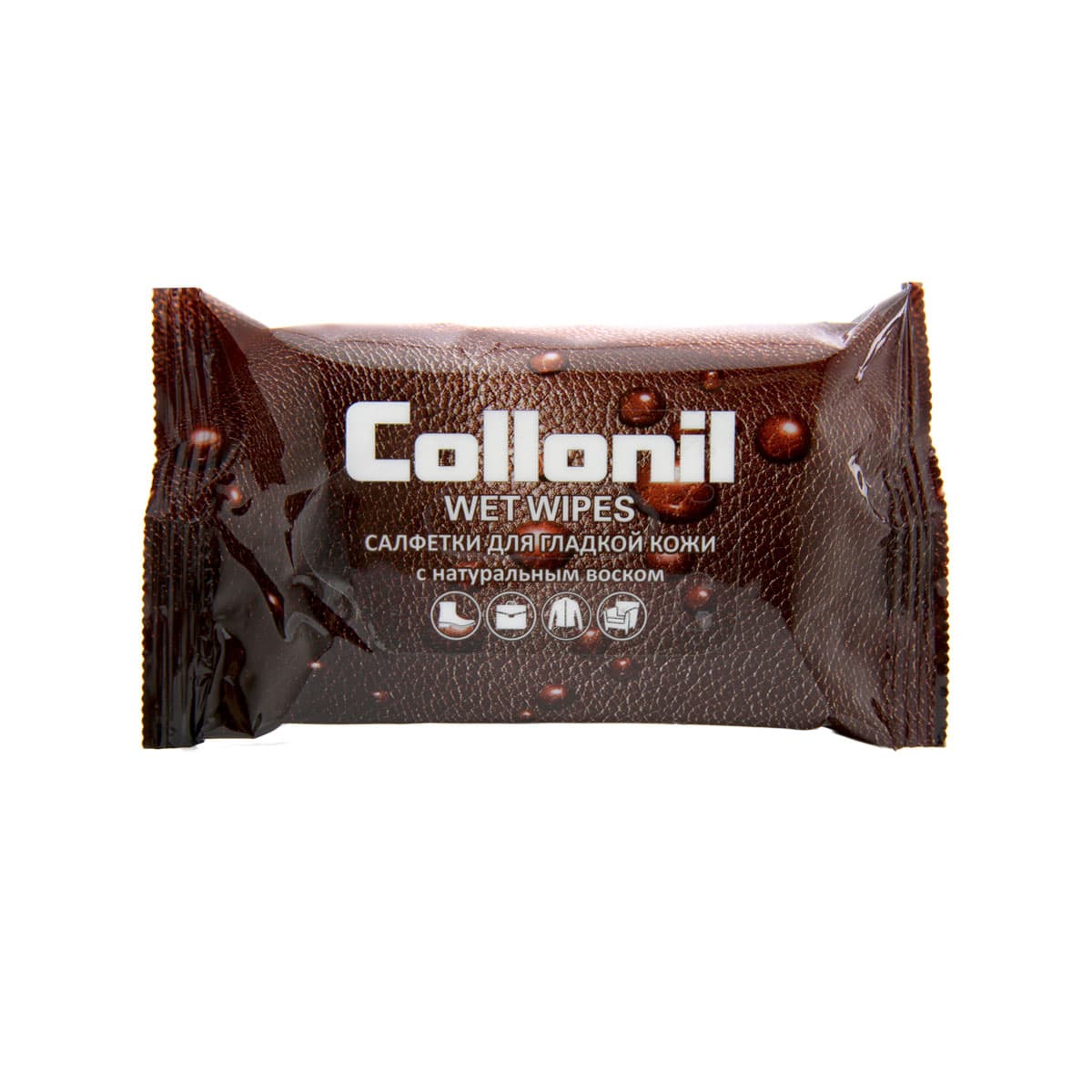 Влажные салфетки для гладкой кожи Collonil 15 шт салфетки влажные collonil с пятновыводителем 15