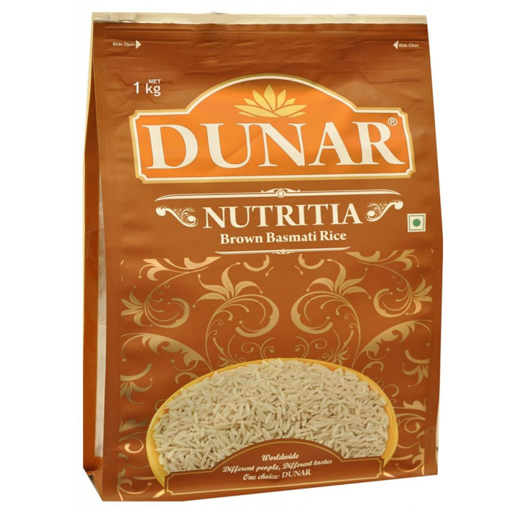 Рис басмати DUNAR Nutritia 1 кг рис басмати дейли длиннозерный шлифованный частично пропаренный dunar индия 500г