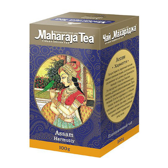 Чай черный Maharaja Ассам Харматти 100 г чай ассам дум дума maharaja 100 г