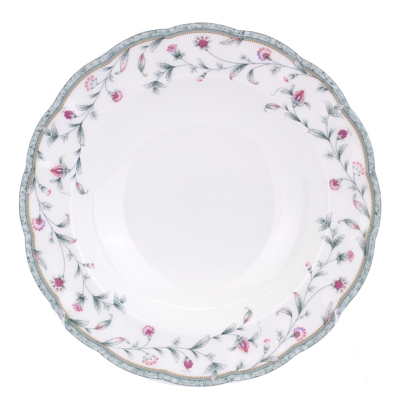 Набор тарелок мелких Hatori Freydis Малахит 18 см 6 шт, цвет белый - фото 1