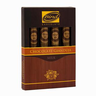 Набор шоколадных конфет Bind в виде сигар с начинкой 100 г