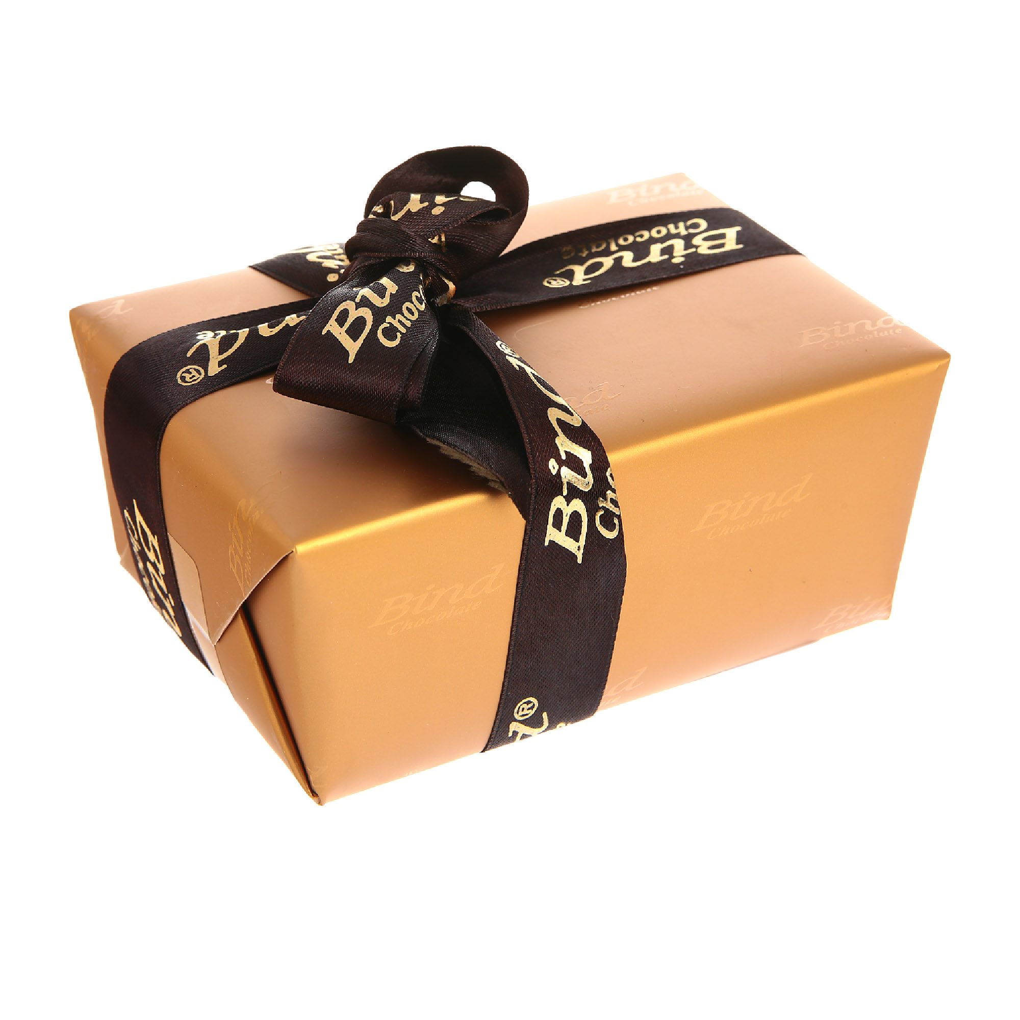 Набор шоколадных конфет Bind в золотой подарочной упаковке 110 г