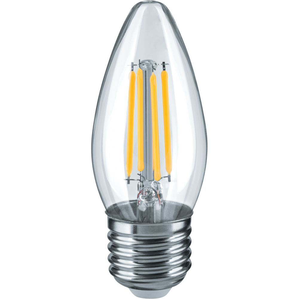 Лампа Navigator led filament свеча с35 6 вт т е27