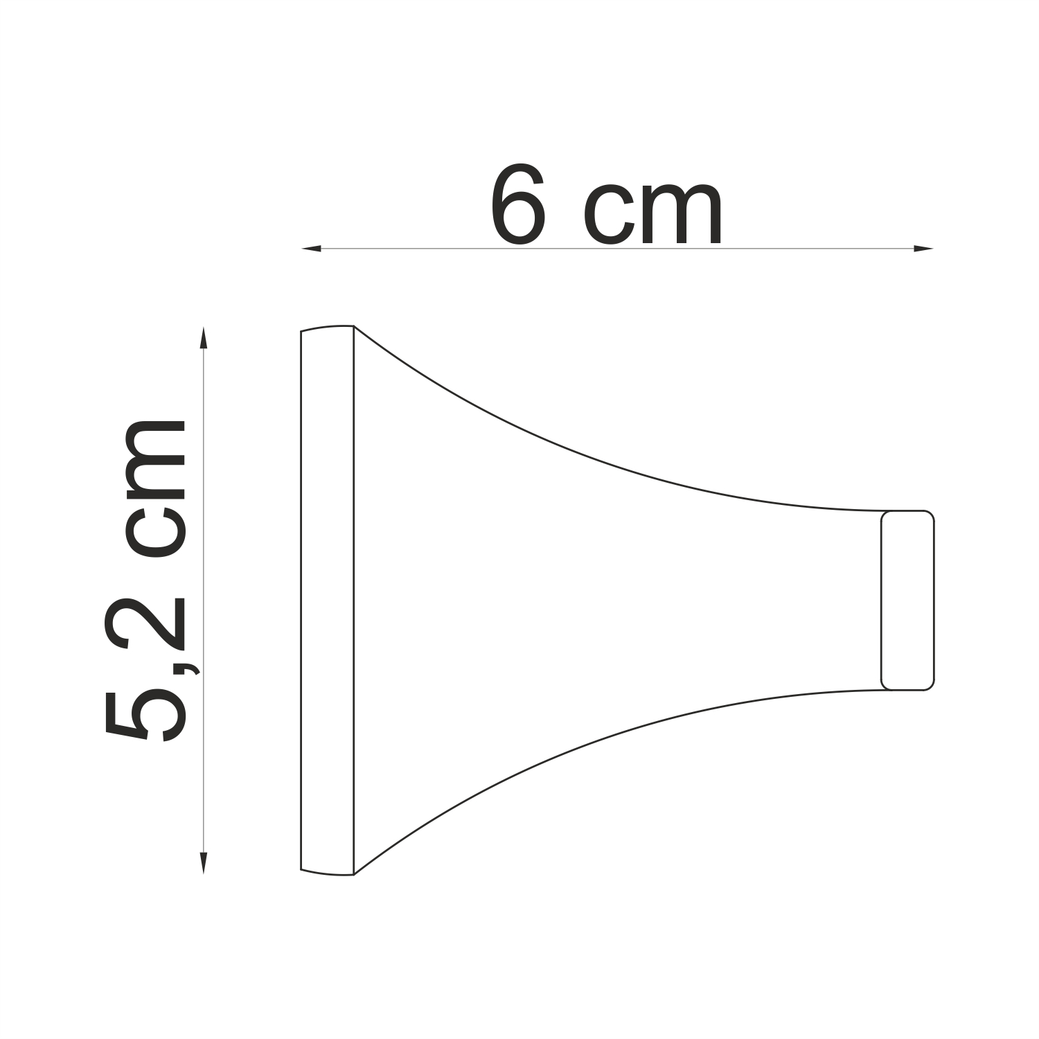 Крючок Wasserkraft серебряный 5,2х5,2х6 см Вид№3