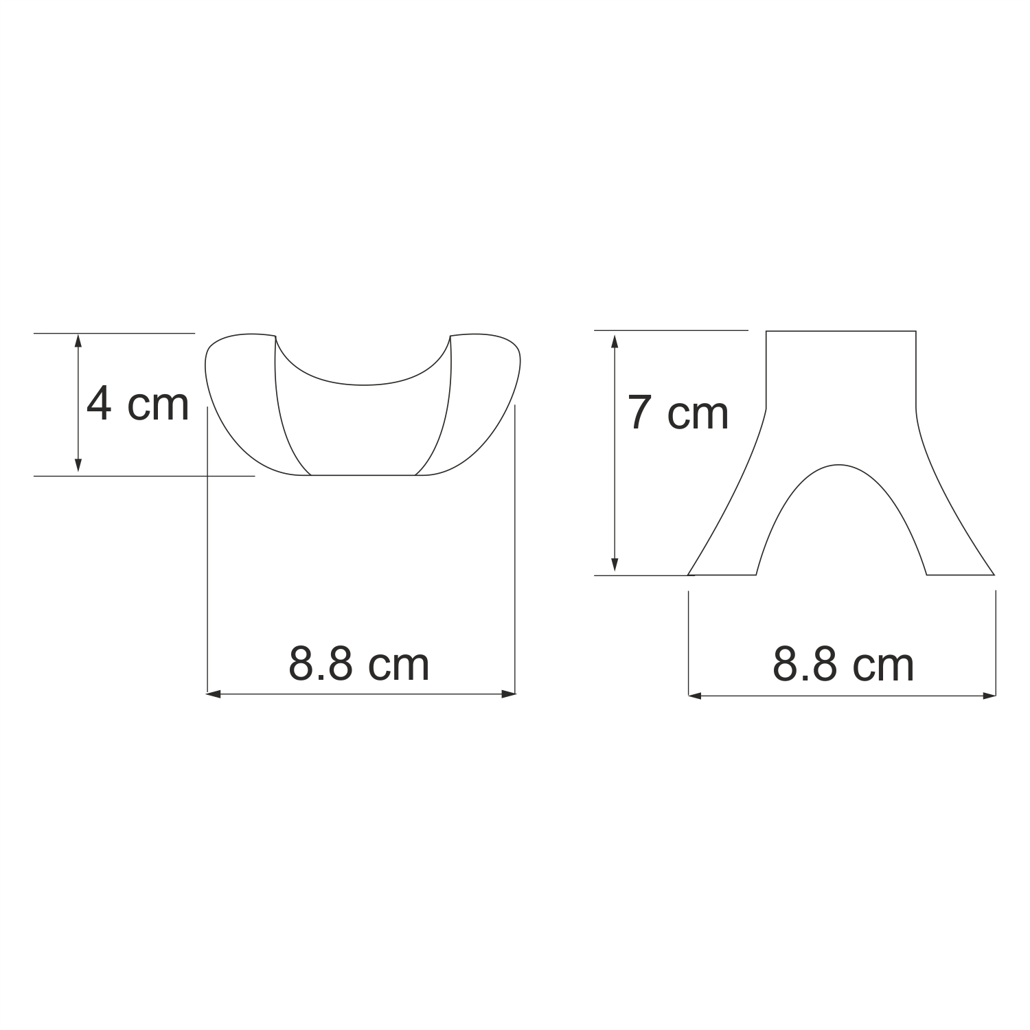 Крючок Wasserkraft серебряный 8,8х4х7 см Вид№2