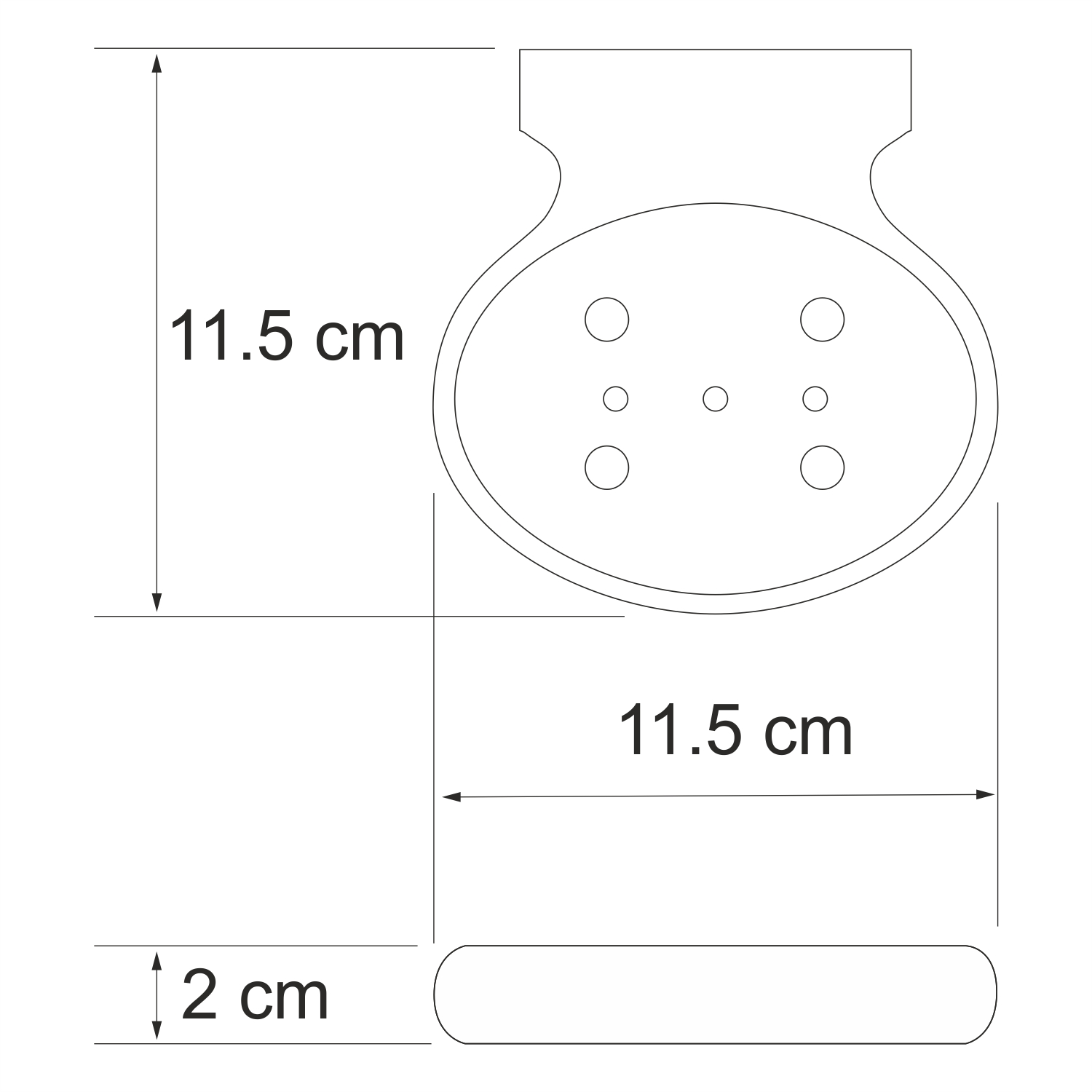 фото Мыльница-решетка wasserkraft серебряная 11,5х11,5х2 см