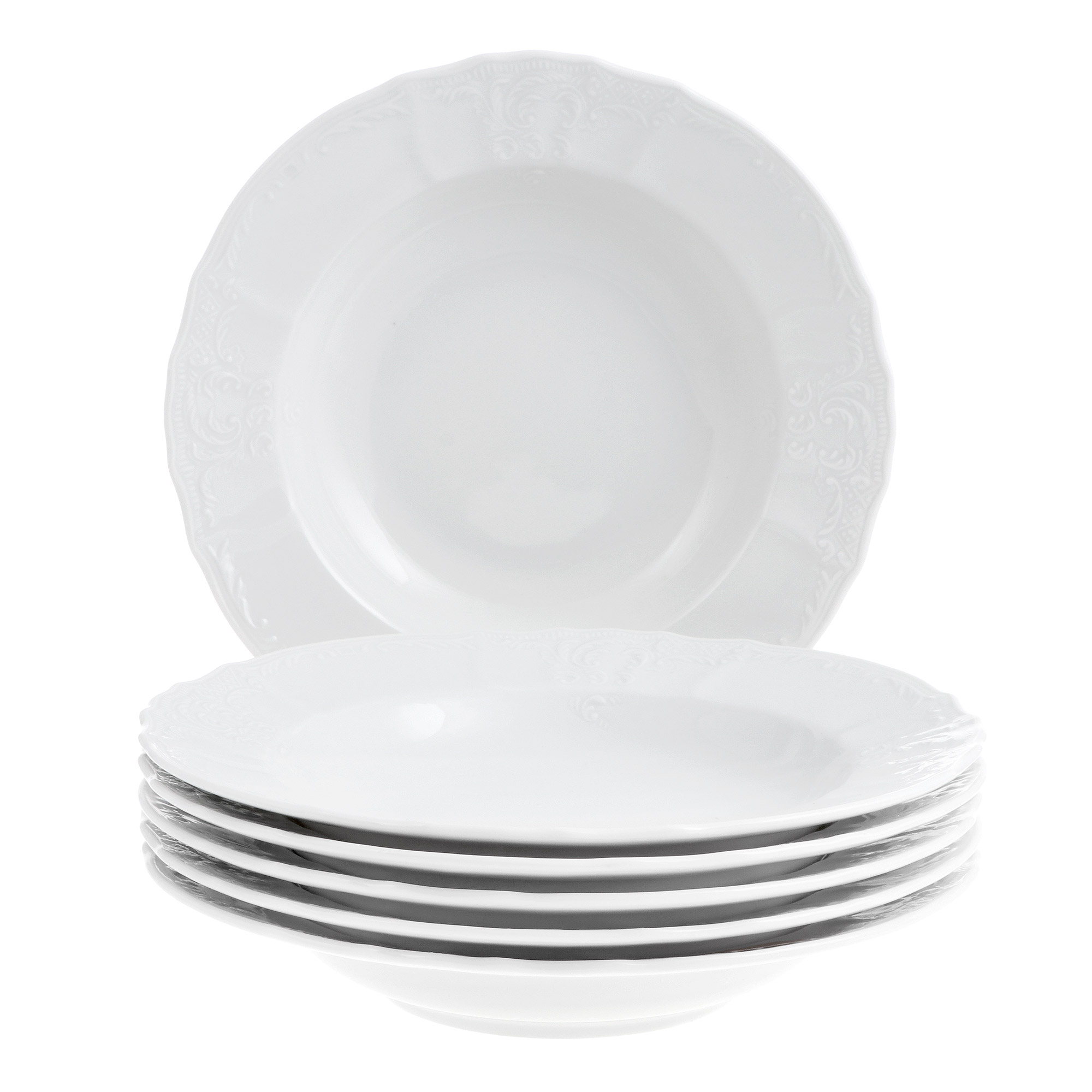 Набор тарелок Bernadotte фарфор 23 см 6 предметов набор тарелок соната 18 предметов чехия 19 23 25см 07160119 0158 leander