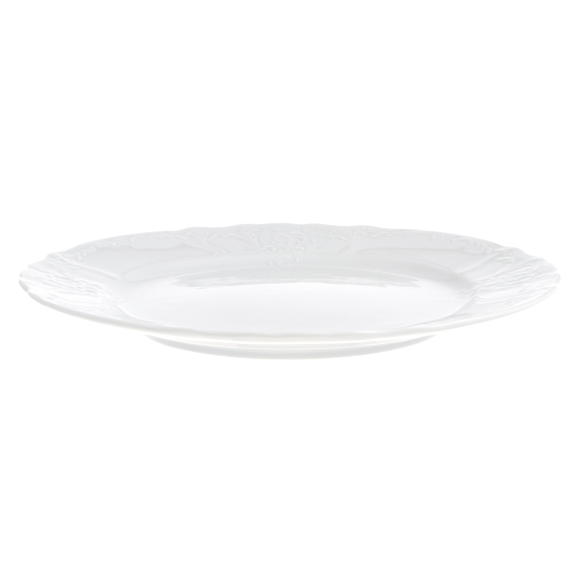 Набор тарелок Bernadotte фарфор 21 см 6 предметов, цвет белый - фото 2
