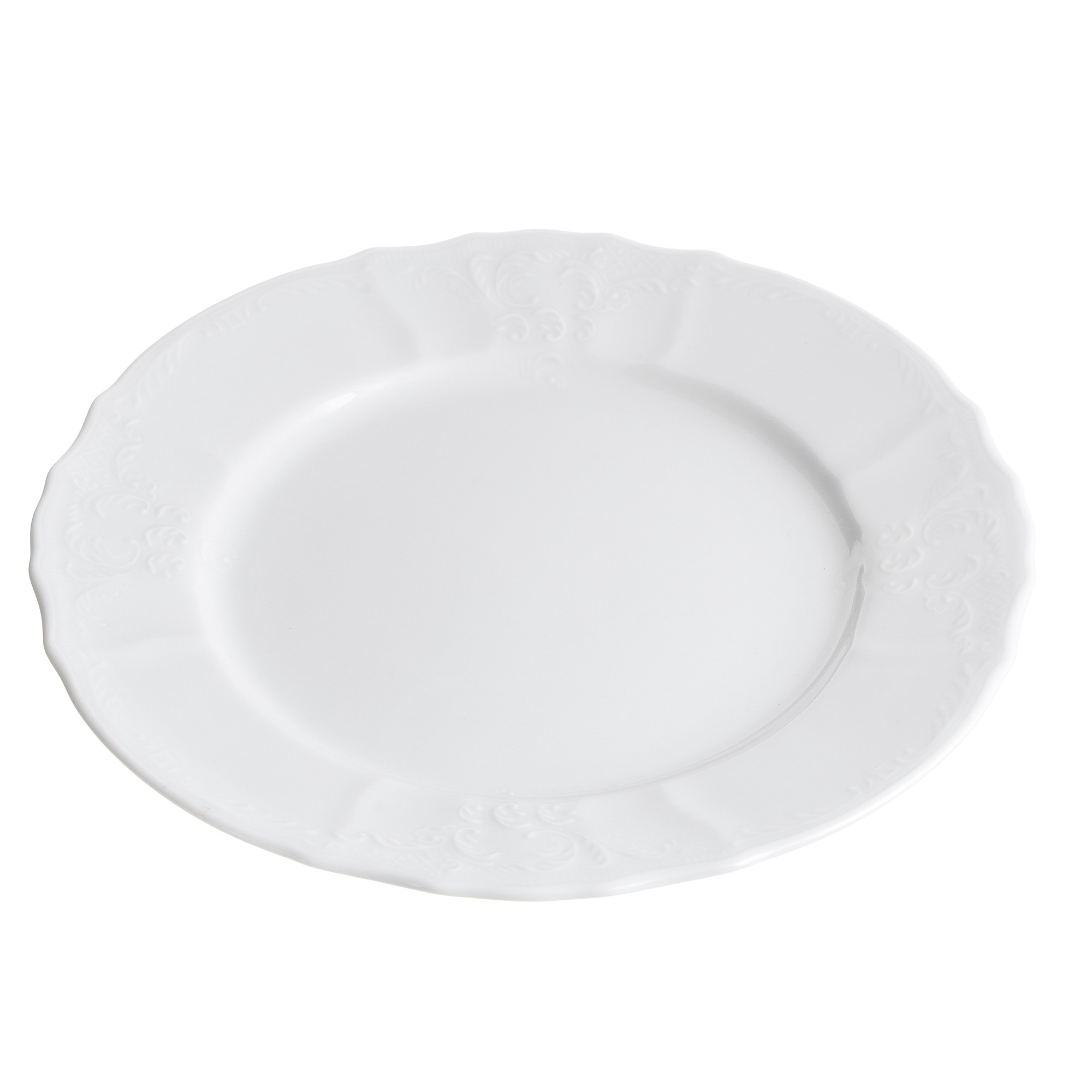 Набор тарелок Bernadotte фарфор 30 см 6 предметов, цвет белый - фото 3