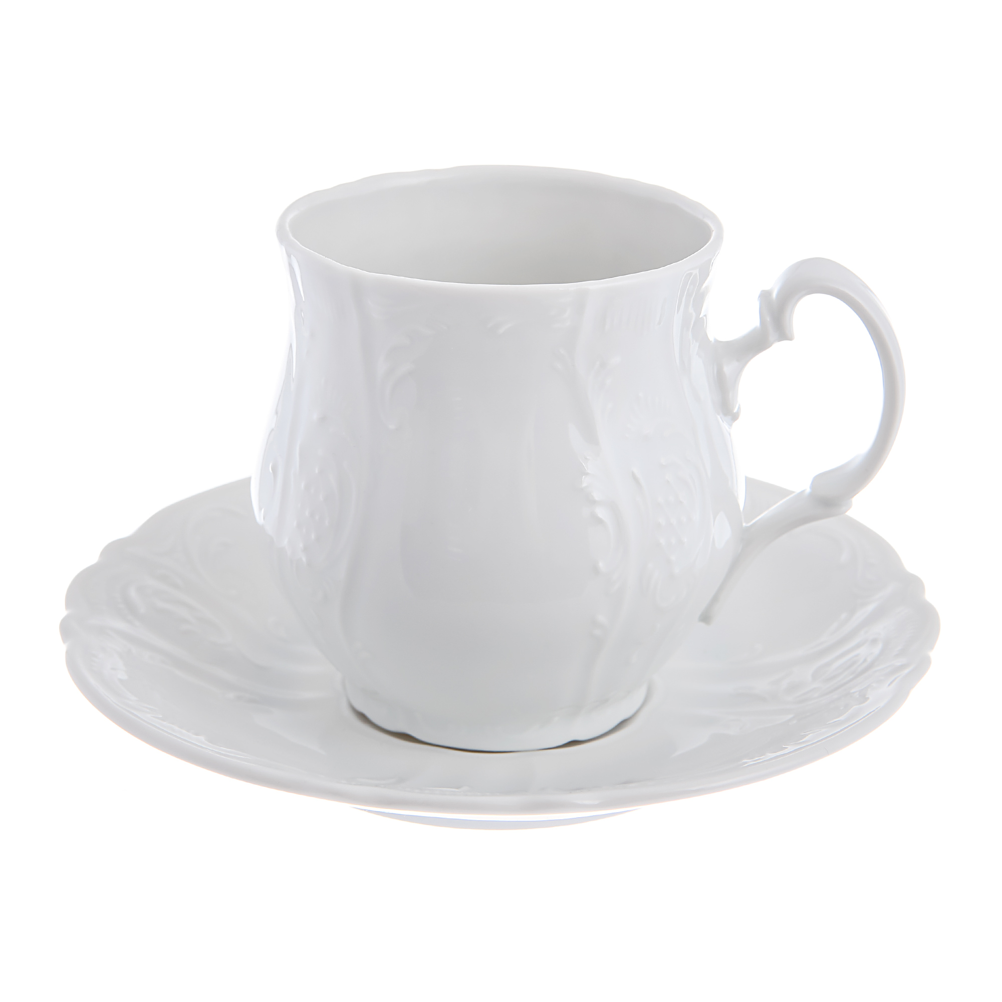 Чашка для чая 250мл с блюдцем: недекорированная Bernadotte чашка с блюдцем 18 см bernadotte декор гуси