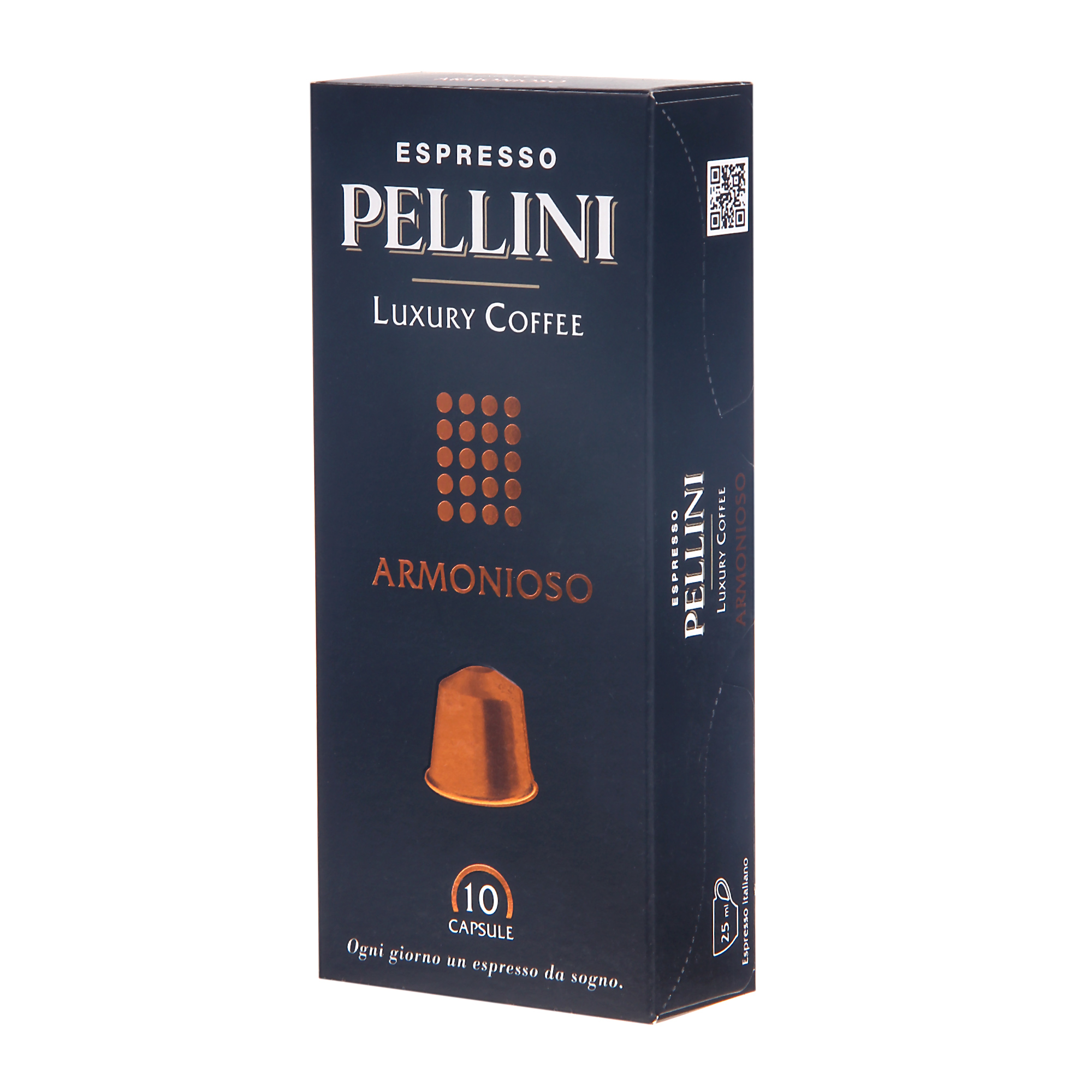 Кофе в капсулах Pellini Lux Armonioso 10x5 г кофе в капсулах saquella bar italia bella crema 10 шт x 5 5 г