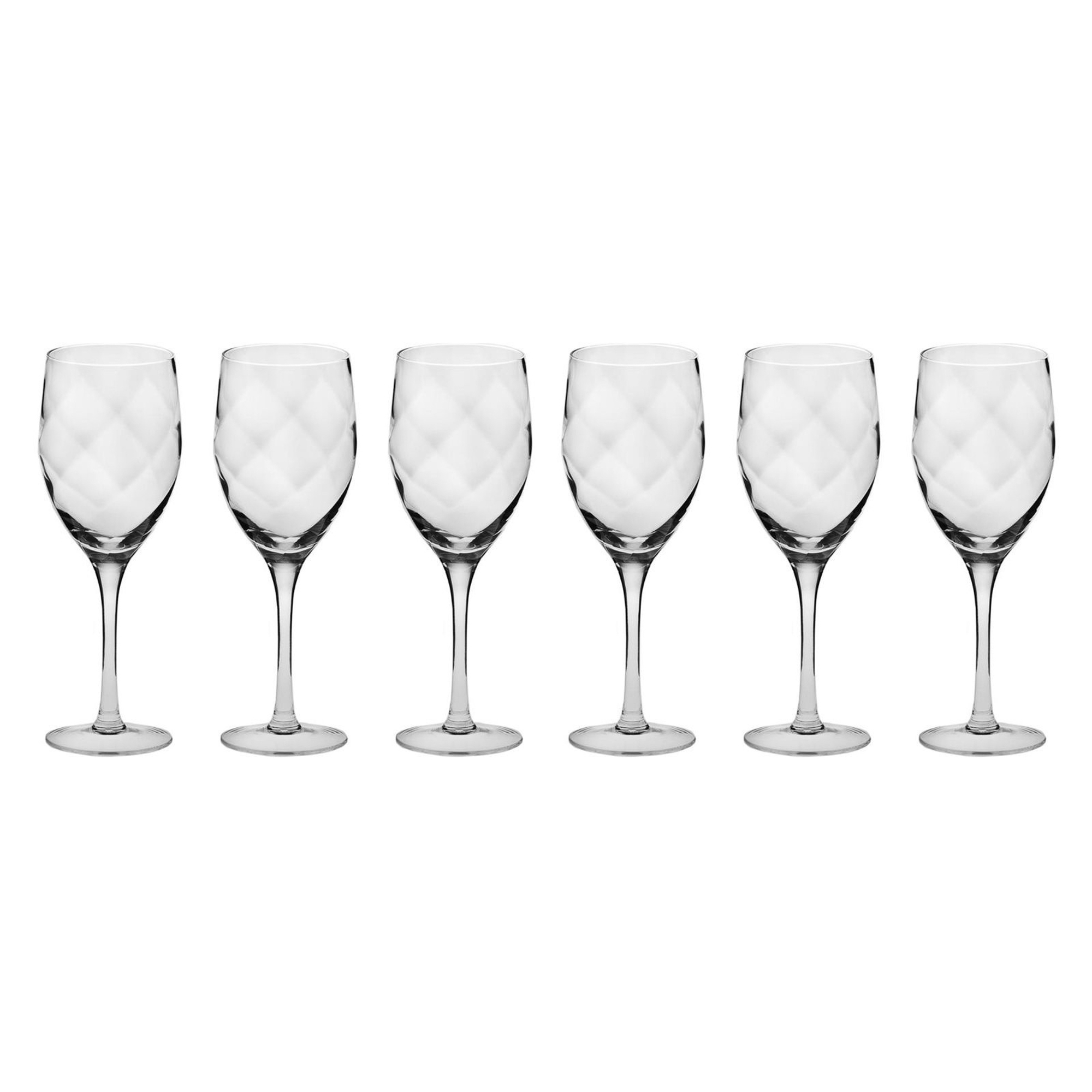 Набор из 6 бокалов для белого вина 270мл Krosno романтика adriana бокалы для белого вина 6 шт