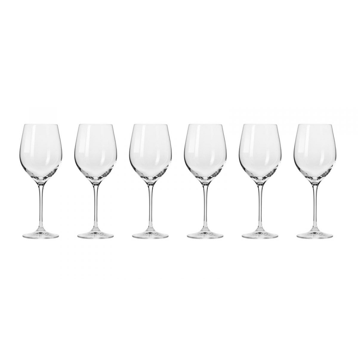 Набор бокалов Krosno Гармония для красного вина 0,37 л, цвет прозрачный - фото 1