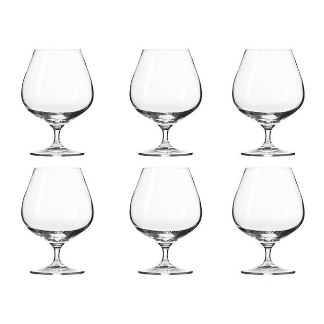 Набор бокалов Krosno Гармония для коньяка 0,55 л набор бокалов krosno гармония просекко для вина 0 28 л