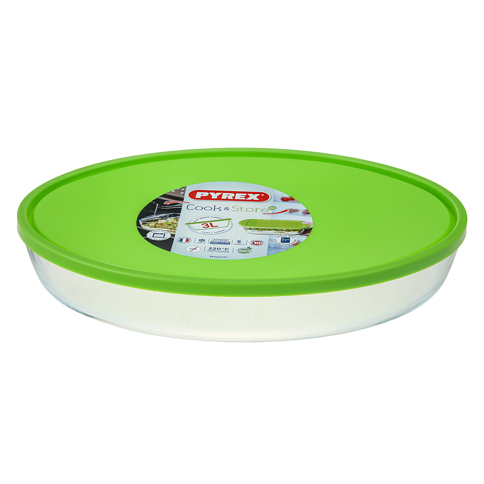 фото Форма для запекания и хранения овальная 35х24 pyrex