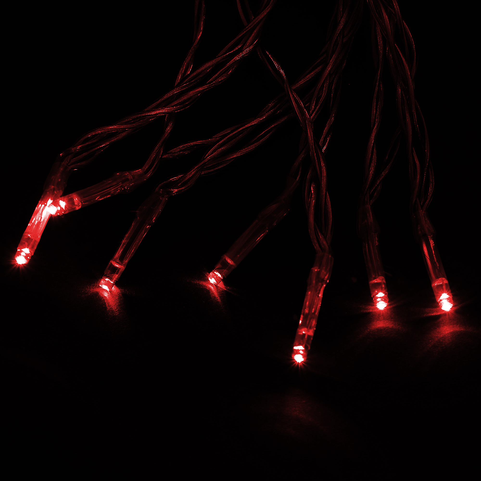 фото Гирлянда star trading system led 15 лампочек led красная на батарейках