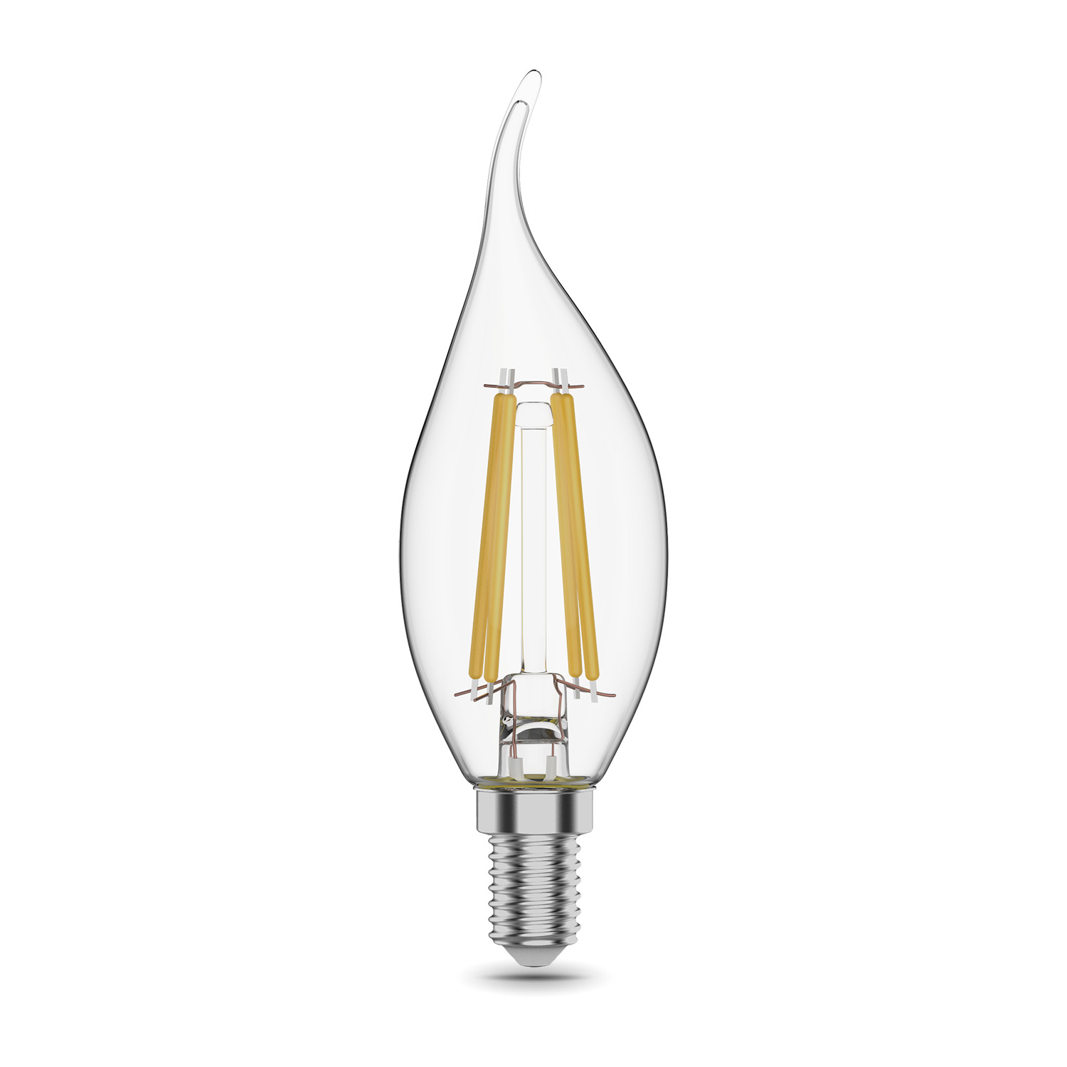 Лампа Gauss LED Filament Свеча на ветру E14 11W 720lm 2700K 1/10/50 Вид№2