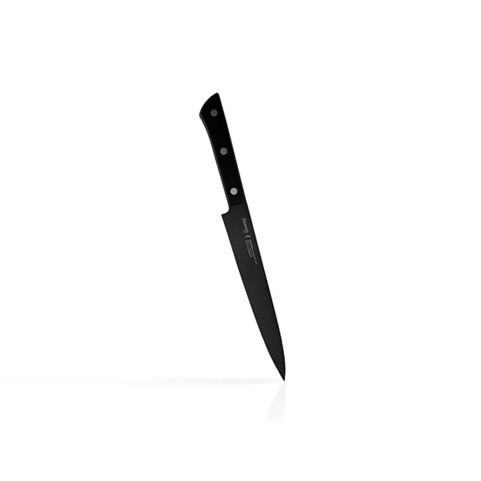 нож гастрономический fissman shinto 20 см с покрытием black non stick coating Гастрономический нож Fissman tanto kuro 20см