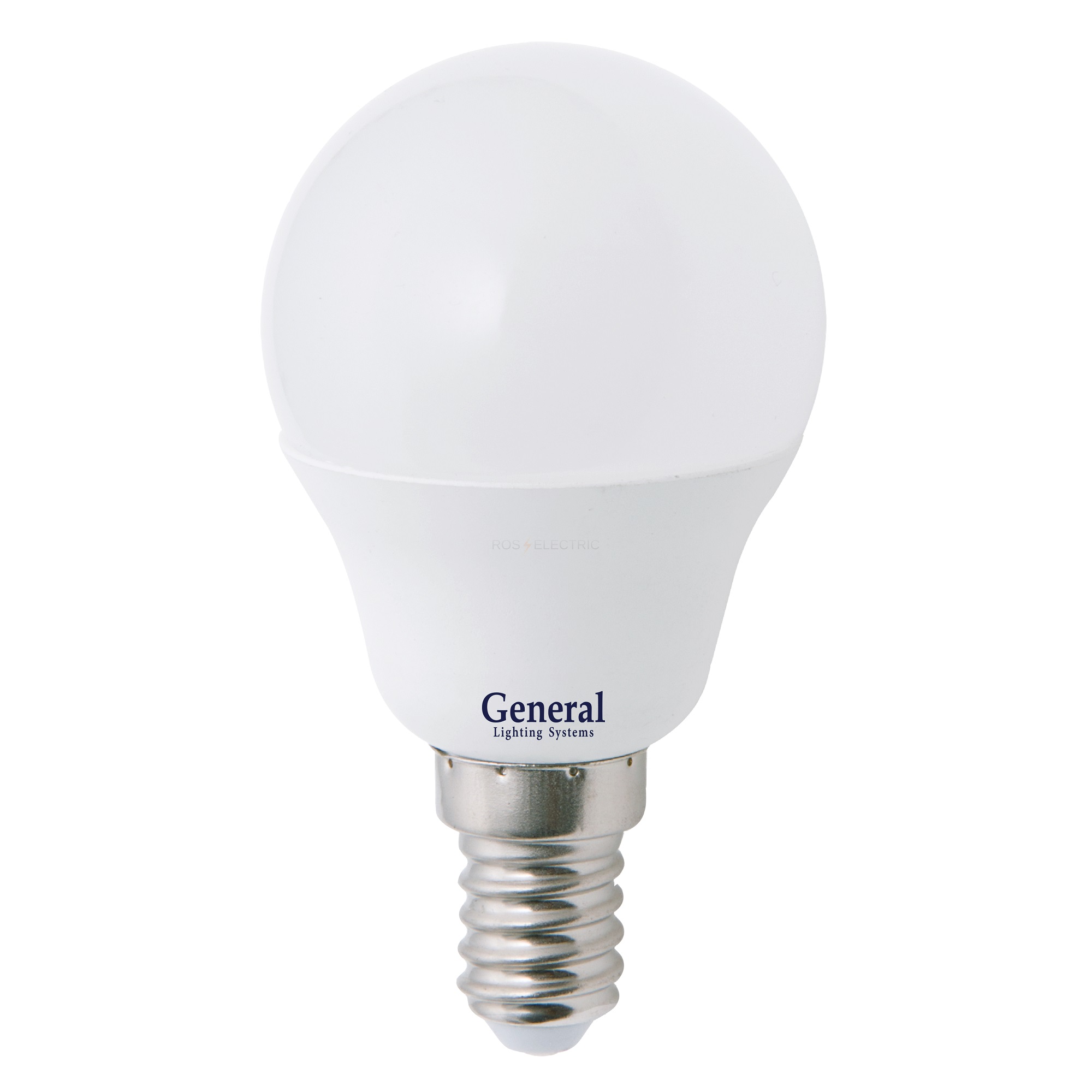 Лампа светодиодная шар матовая General GLDEN-G45F-7-230-E14-2700