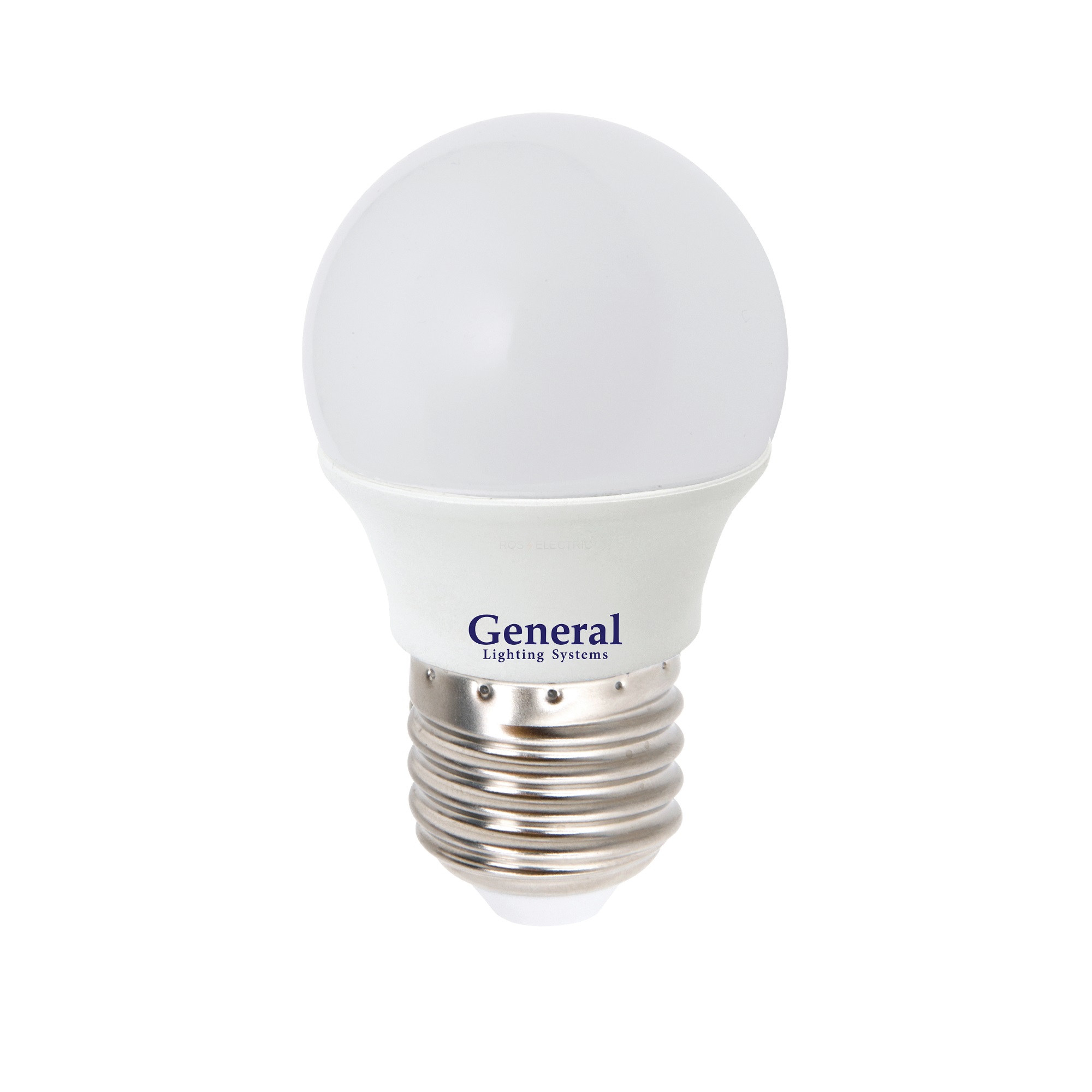 Лампа светодиодная шар матовая General GLDEN-G45F-10-230-E27-4500