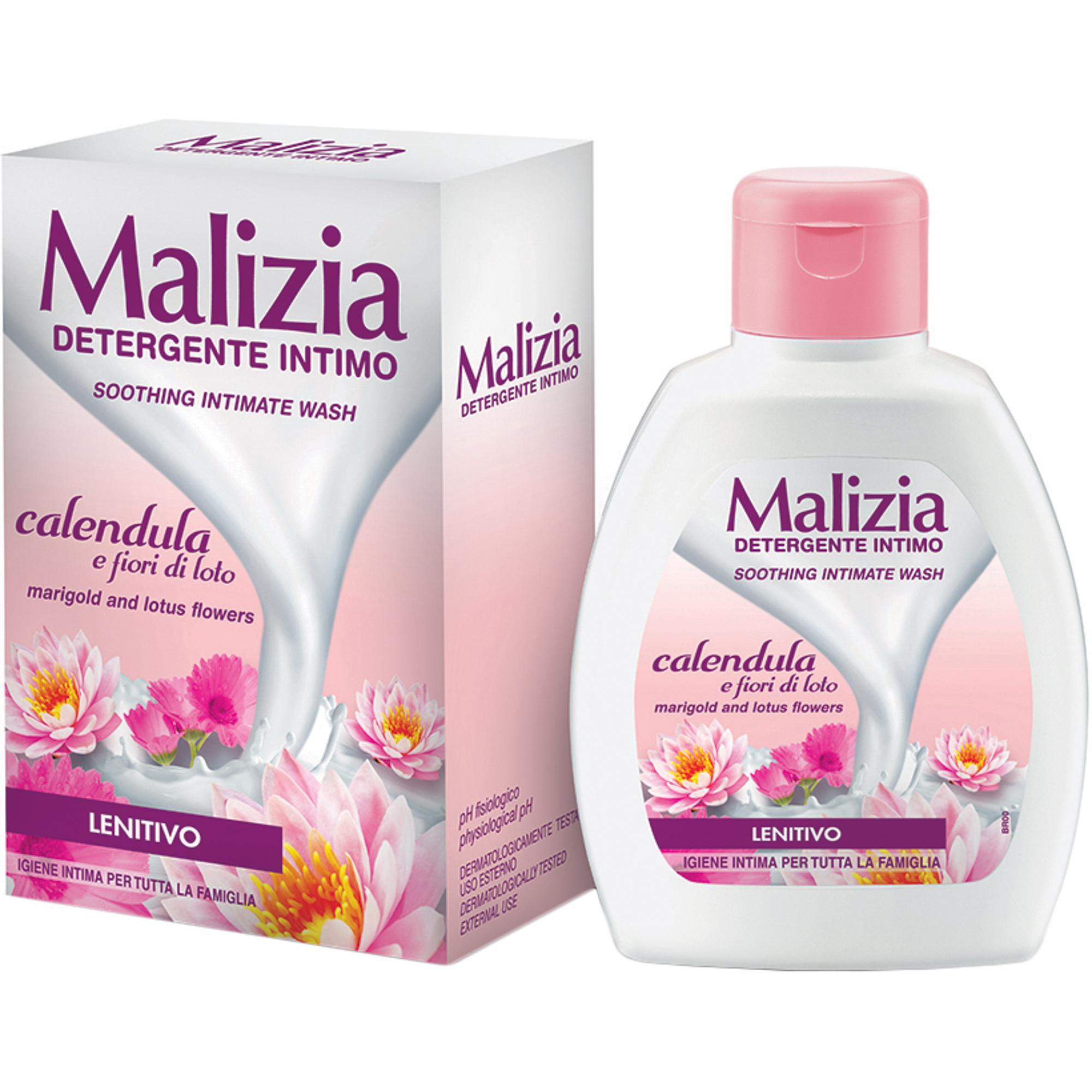 Гель для интимной гигиены Malizia Calendula and Aloe 200 мл гель для интимной гигиены malizia soothing intimate wash calendula 200 мл