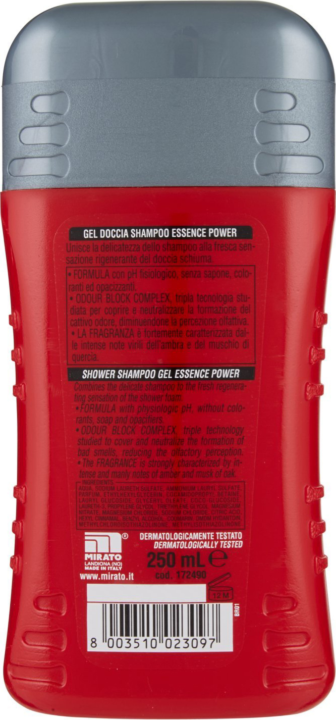 фото Шампунь-гель для душа intesa gel doccia shampoo odour block complex 250 мл