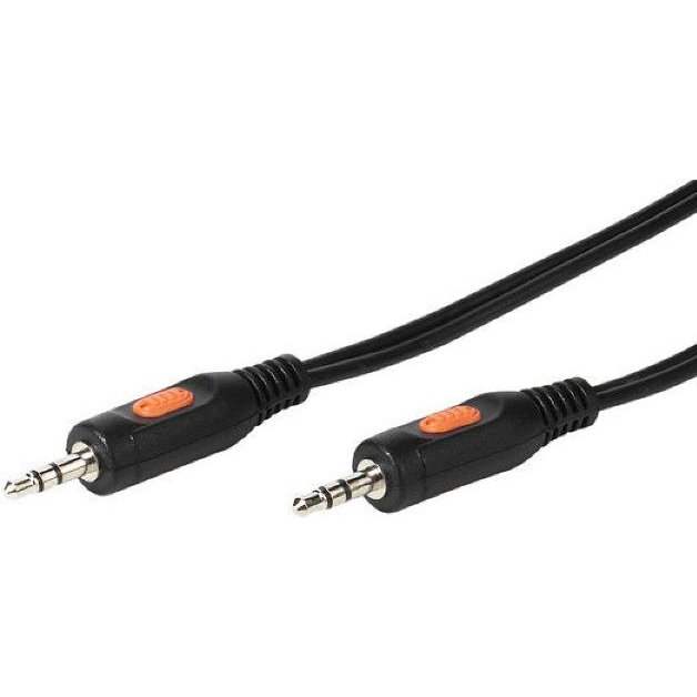 Кабель Vivanco 46044 (3.5mm Jack plug - 3.5mm Jack plug) 1,5 м кабель аудио видео 3 5 jack plug 3 5 jack plug gal 2093 1 5 м
