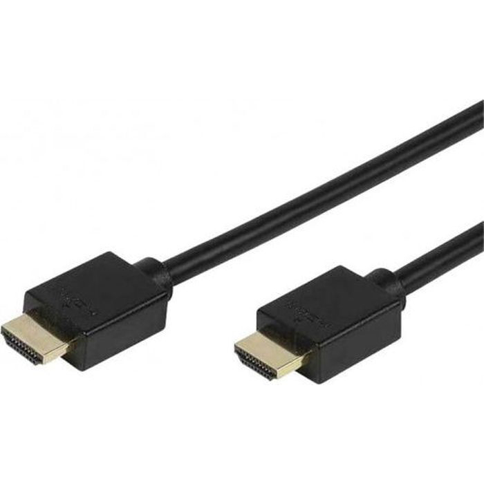 Кабель Vivanco 47158 (HDMI-HDMI) 1 м кабель цифровой аудио видео vivanco hdmi с ethernet папа папа поворотный 1 5м 47169