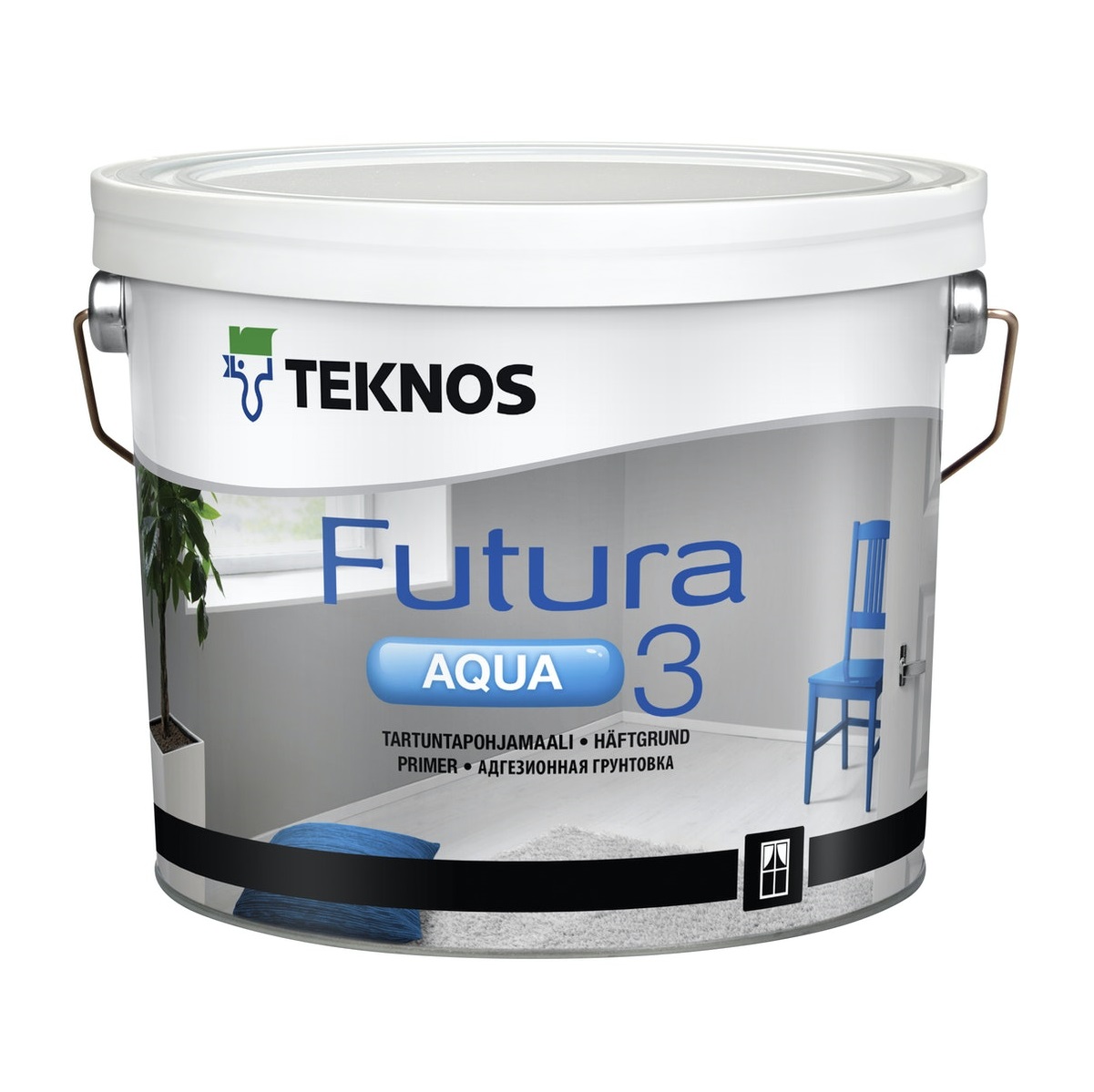 Краска Teknos Futura Aqua 3 pm1 3/2.7л