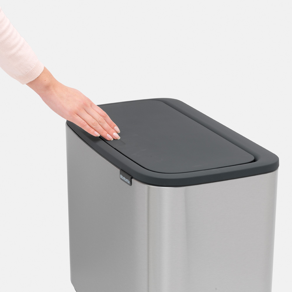 Бак мусорный Brabantia Bo Touch Bin 36 л, серебристый Вид№3