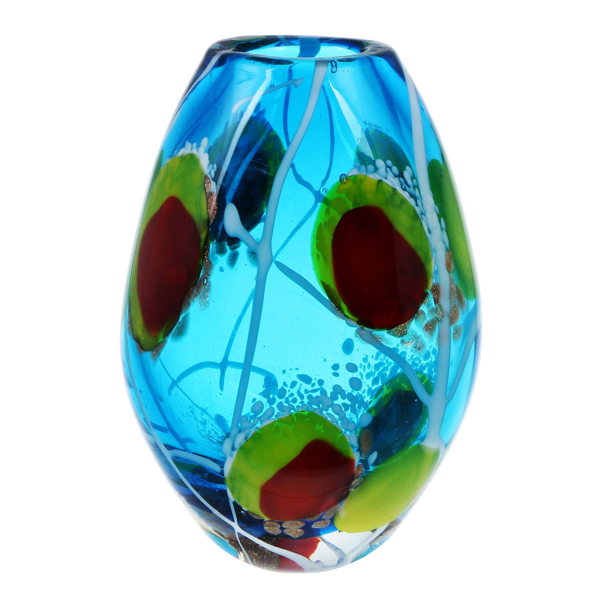 Ваза Art glass лагуна 19см ваза hackbijl glass chandler 20678