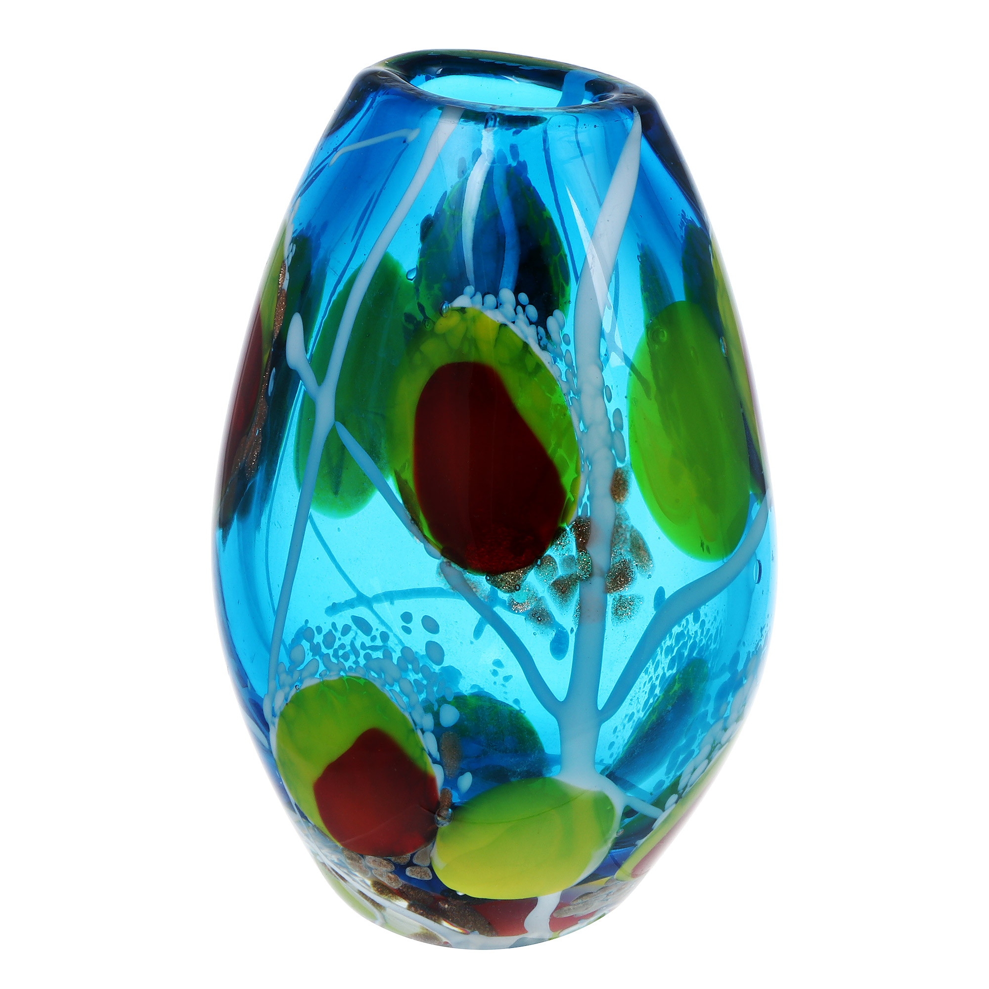 Ваза Art glass лагуна 19см Вид№2