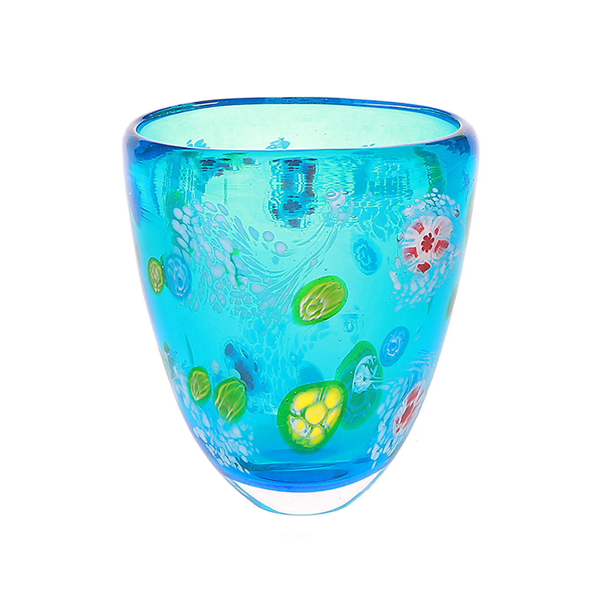цена Ваза Art glass Водопад 18 см