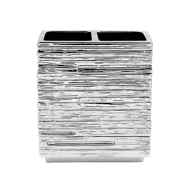 Стакан для щеток Ridder Brick Silver 10х6,3х11,5 см стакан универсальный ridder brick серый 8 3х8 3х9 5 см