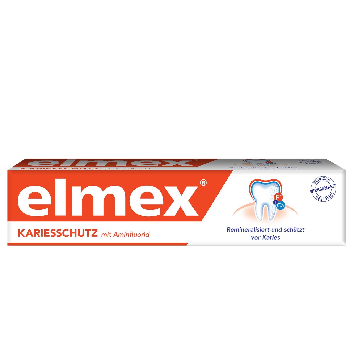 Elmex зубная. Зубная паста Elmex Kariesschutz. Колгейт зубная паста Элмекс защита от кариеса 75мл. Зубная паста Elmex защита от кариеса 75 мл. Элмекс зуб.паста защита от кариеса 75мл.