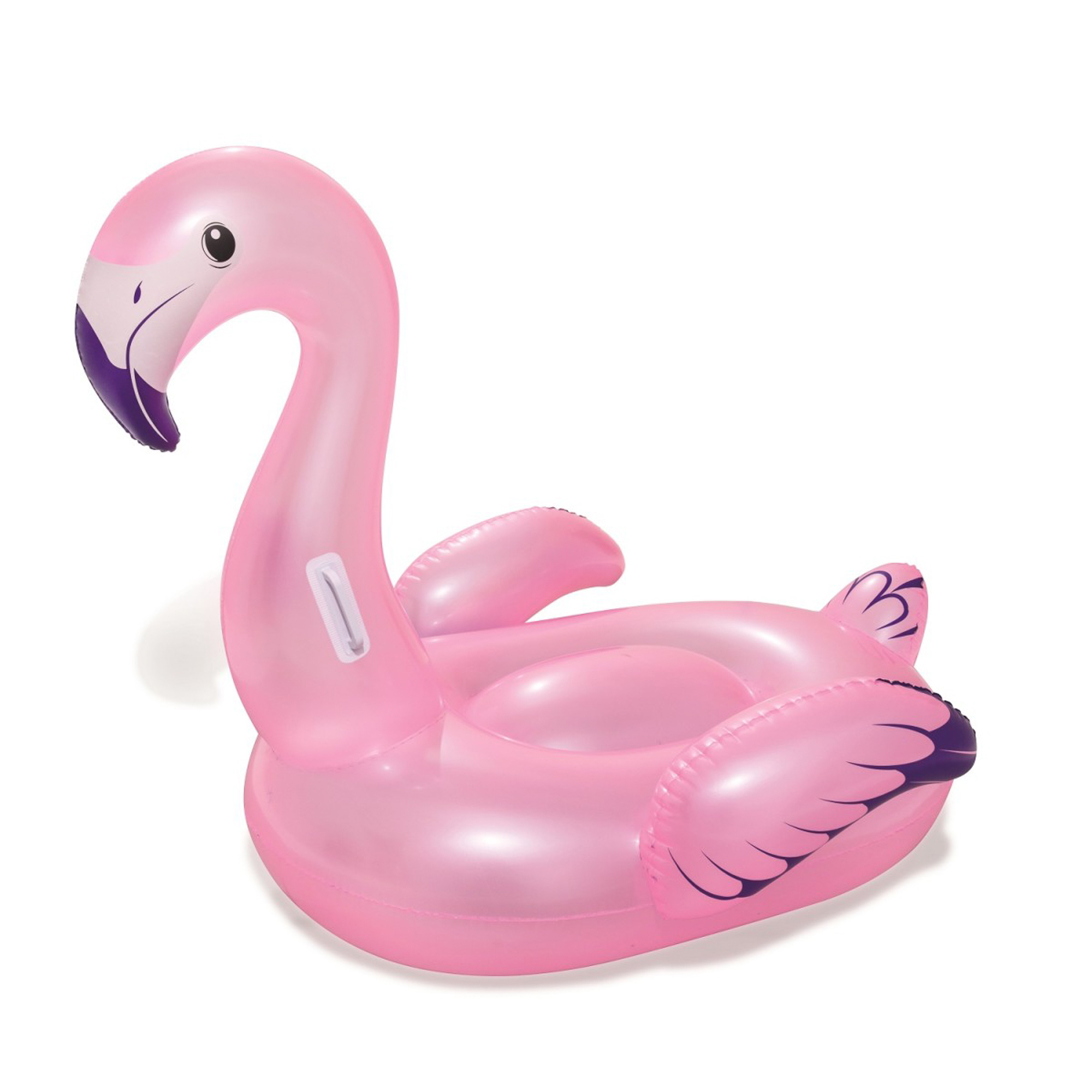 надувной плотик bestway фламинго 41122 розовый Матрас надувной Bestway Фламинго 127х127 см (41122)