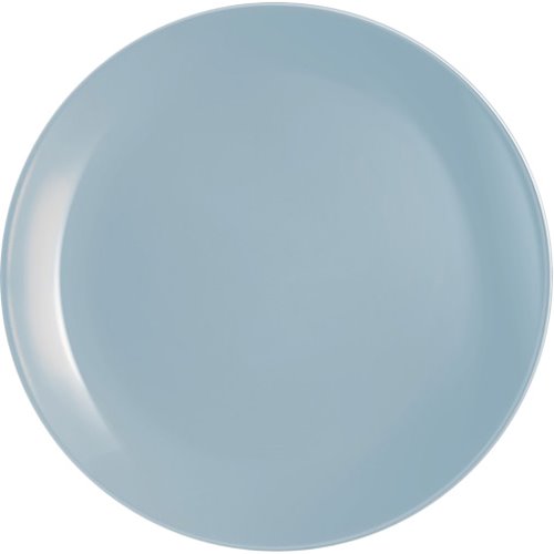 Тарелка десертная Luminarc Diwali 19 см голубой тарелка обеденная luminarc diwali 25 см голубой
