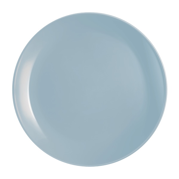 Тарелка обеденная Luminarc Diwali 25 см голубой обеденная группа для столовой и гостиной ривьера 4 стула асти аврора вайт экокожа белый лдсп белый стекло