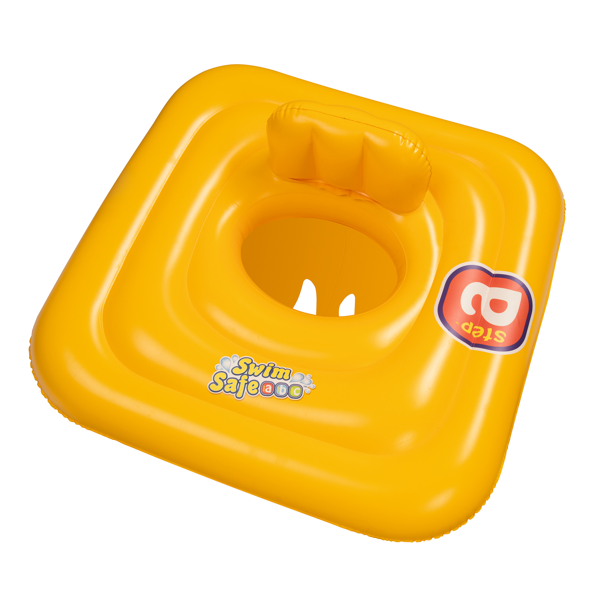 Круг для плавания Bestway надувной детский с сиденьем и спинкой 76х76 см (32050) круг для плавания bestway сафари 57х51см