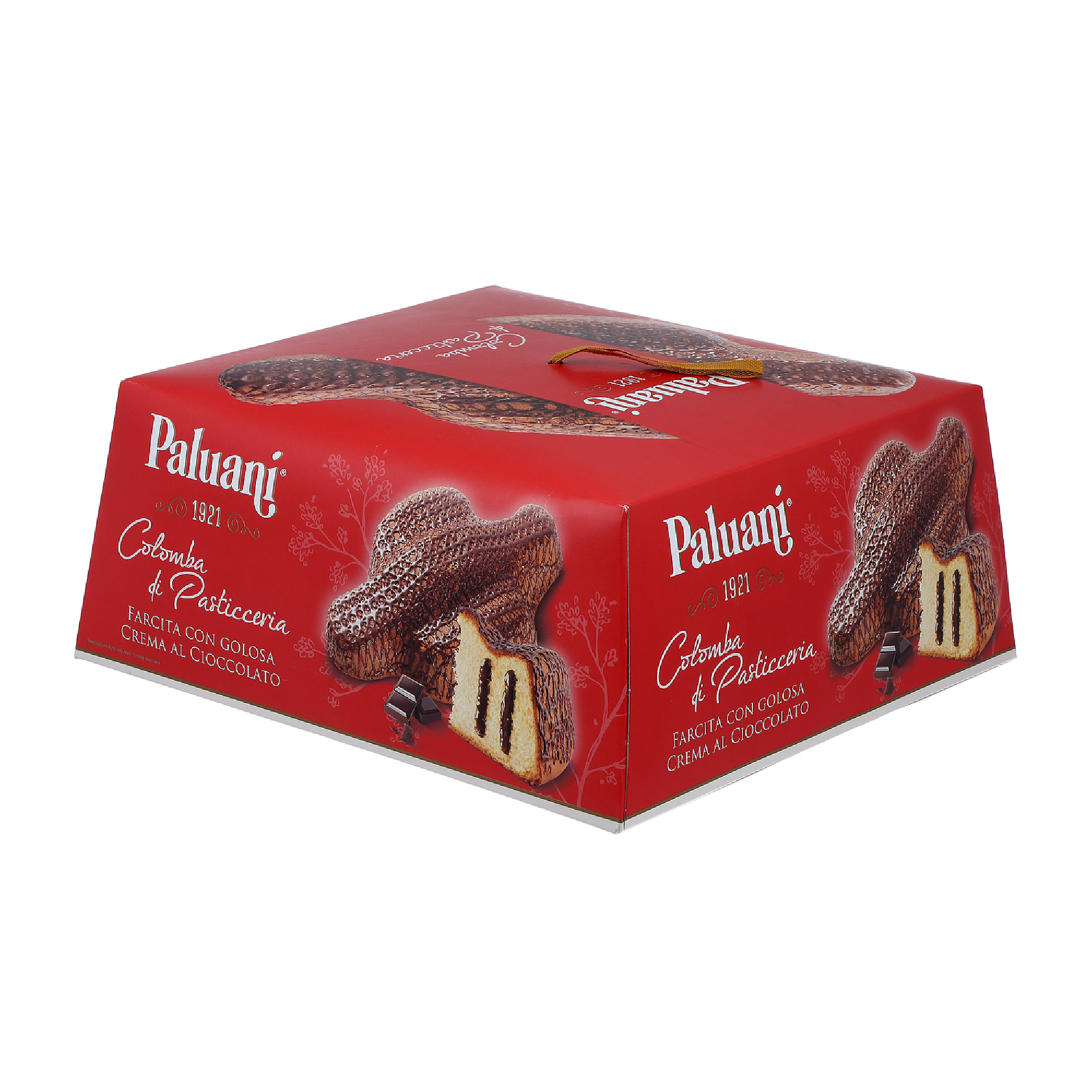 Кекс Paluani с шоколадным кремом 750 г кекс borsari panettone с каштанами 750 г