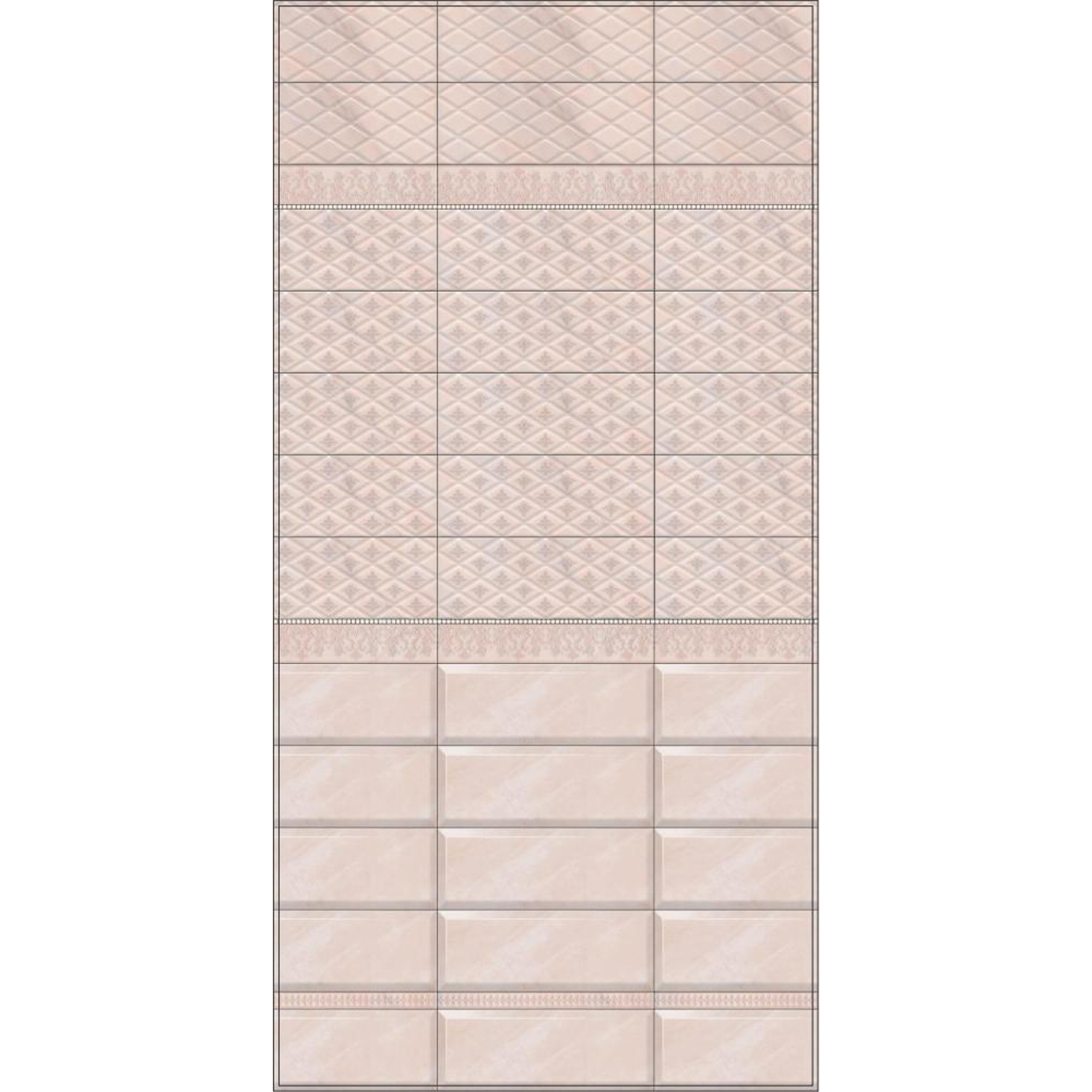 фото Плитка kerama marazzi флораль грань 15x40 см 15120