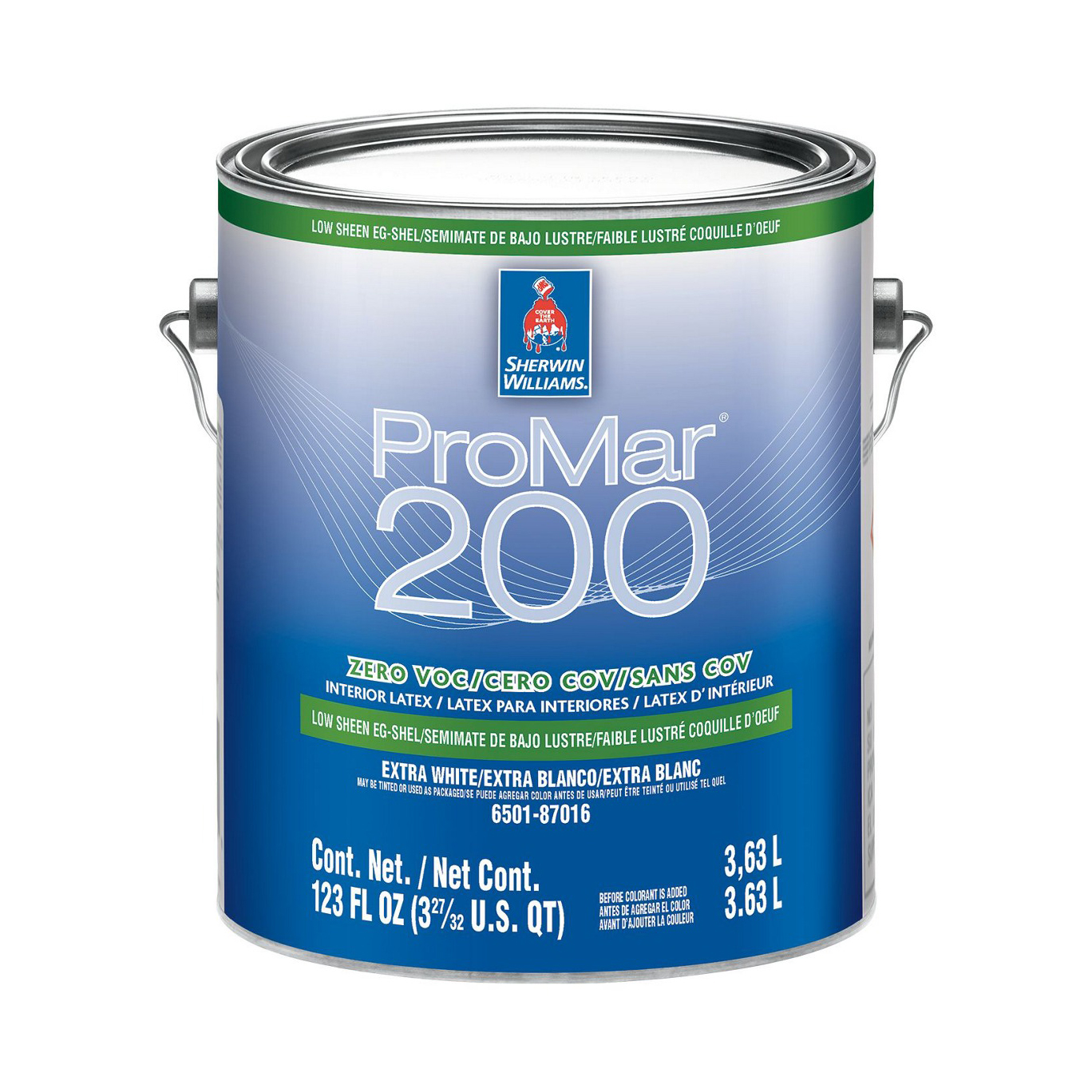 Краска латексная Sherwin-Williams ProMar 200 Zero VOC Interior Latex 3,8 л (B24T02654-16)  база C