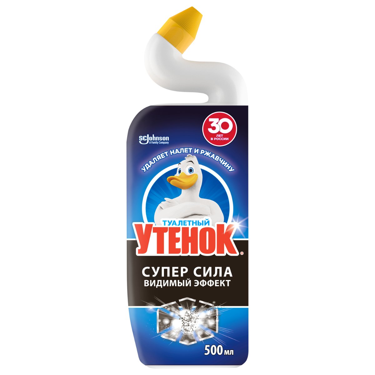 Чистящее средство для унитаза Туалетный утенок Видимый Эффект, 500 мл