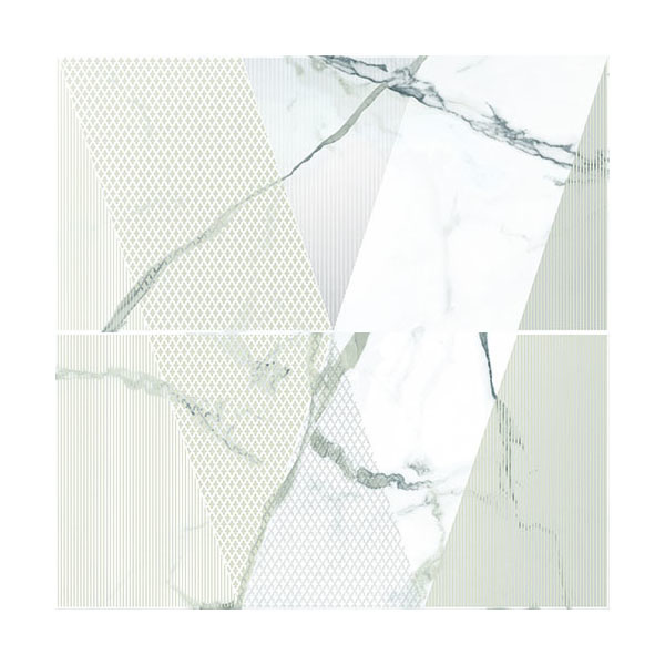 Панно Kerlife Arabescato Bianco 63x63 см