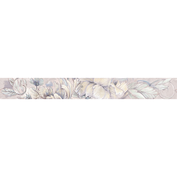 Бордюр Kerlife Delicato Bouquet Perla 7,5x63 см бордюр kerlife eterna beige 16 2x20 1 см