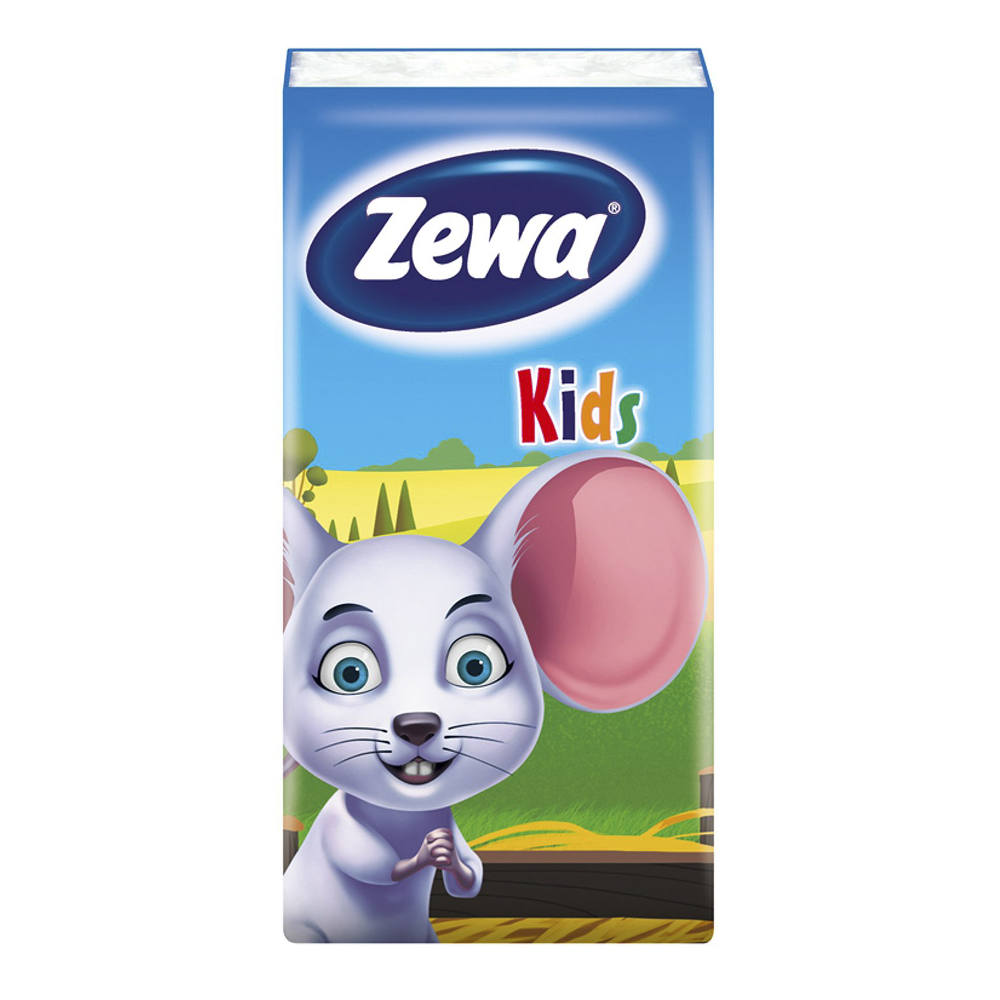 Бумажные платочки 3-слойные Zewa Kids 10 штук, цвет белый - фото 4