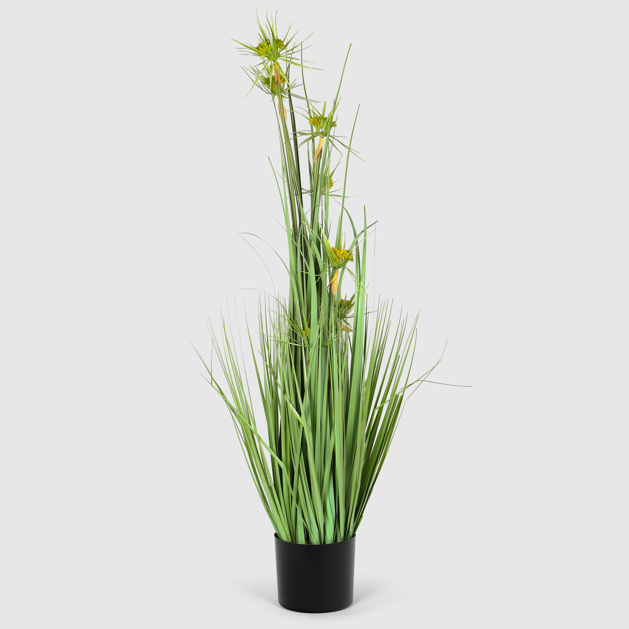 Трава Конэко-О искусственная в кашпо 70518 110 см, цвет зеленый