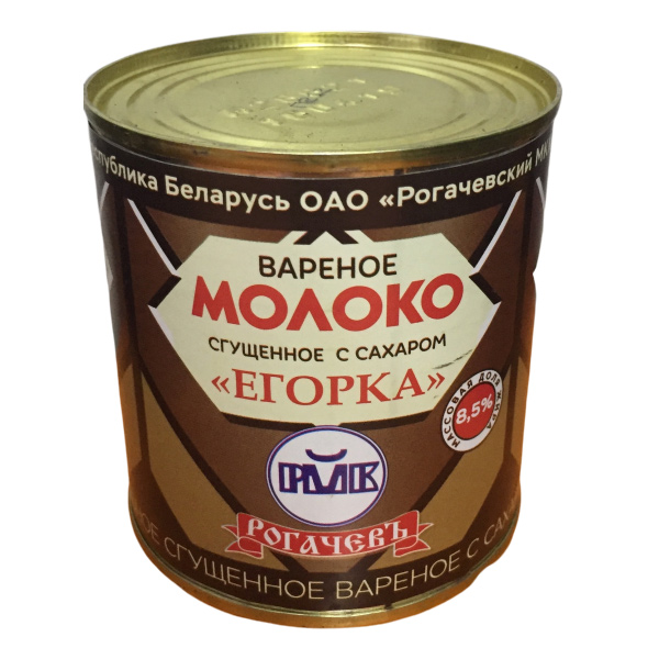 Молоко Рогачевъ сгущенное вареное Егорка 8,5% 360 г
